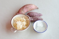 润心润肺之木耳紫薯羹