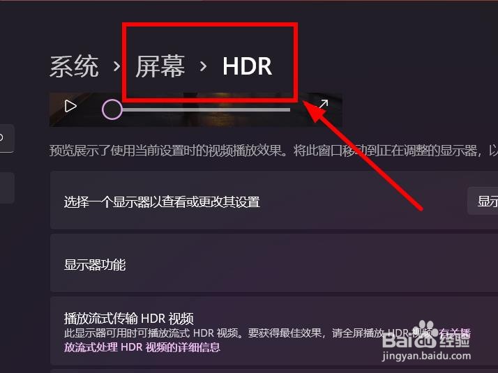 Windows11如何打开视频流式播放的功能