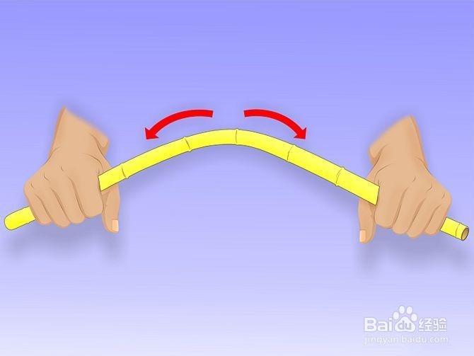 弯曲竹子的技巧