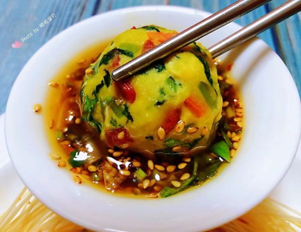 腊肠豆腐时蔬丸