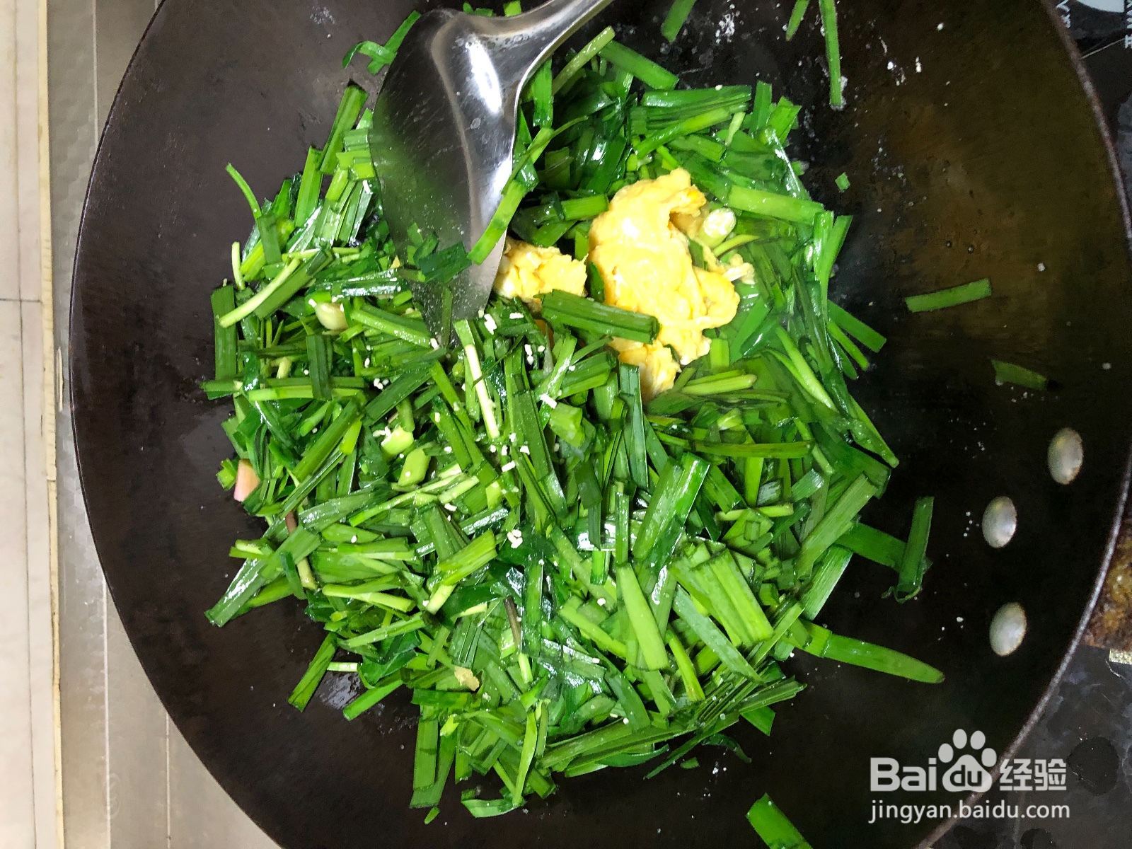 美味的韭菜炒鸡蛋