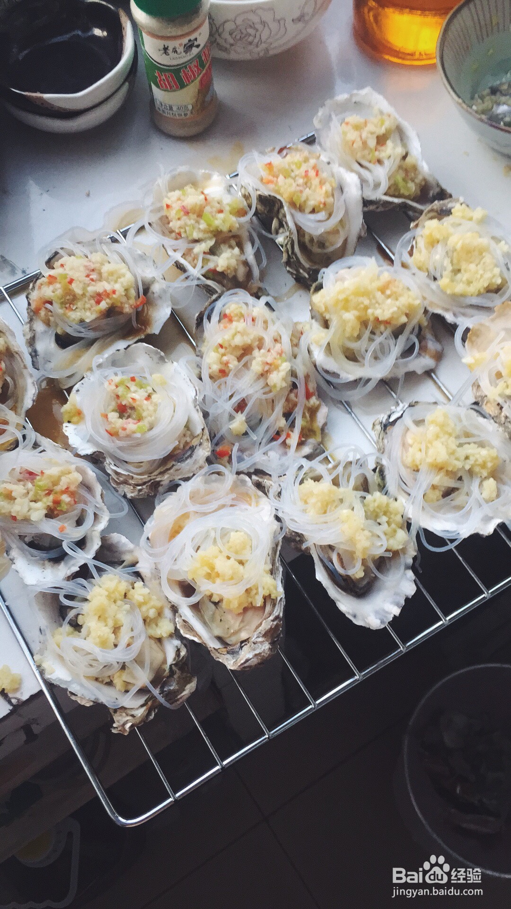 海鲜美食-蒜蓉海蛎子的做法