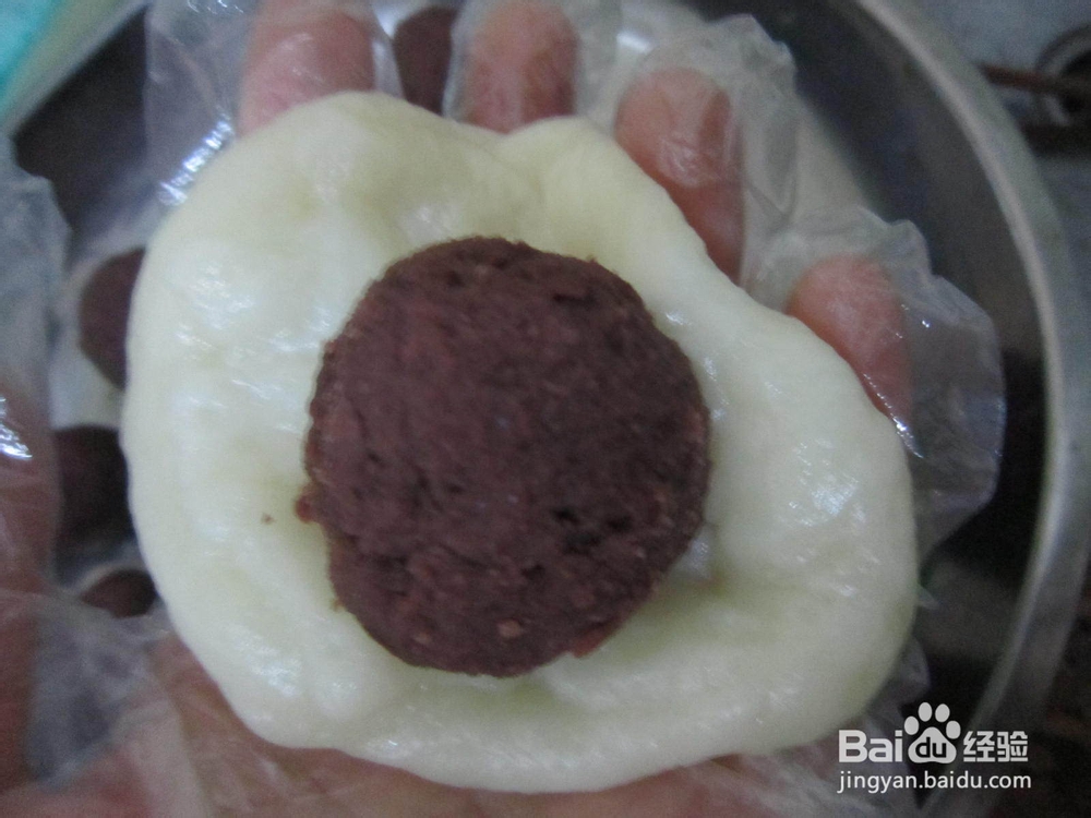 春游便携小点心——红豆沙糯米糍