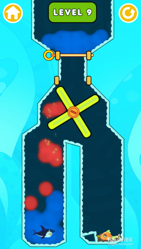 Save The Fish 2的LEVEL 9怎样通关