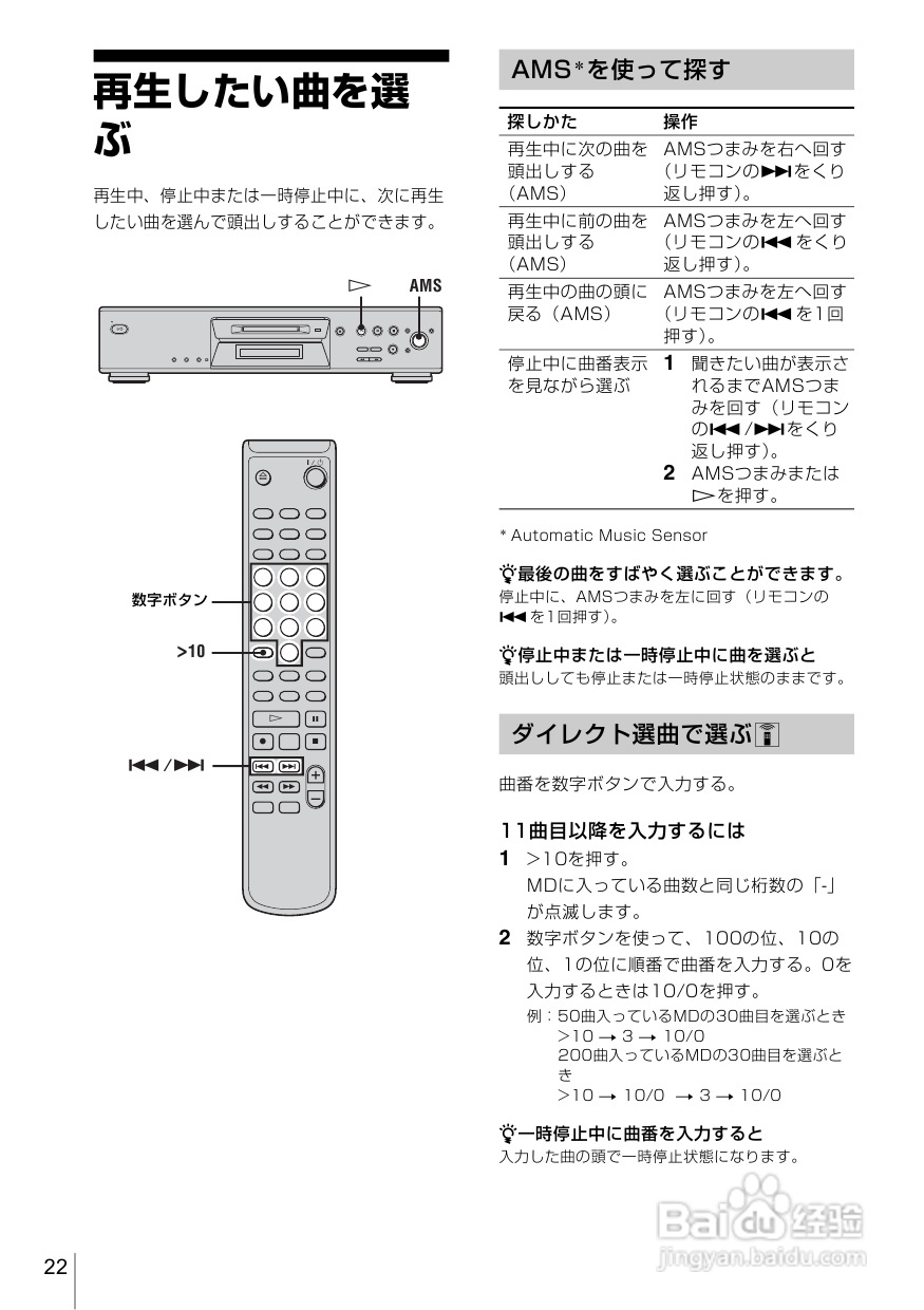 SONY MDS-JE580 MD录音座说明书:[2]