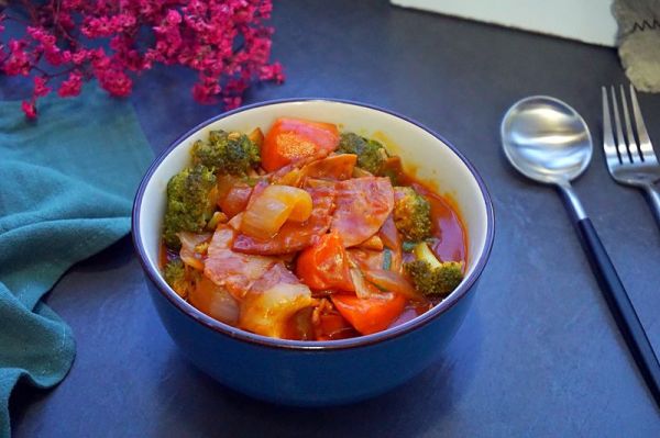 红烩番茄培根咖喱