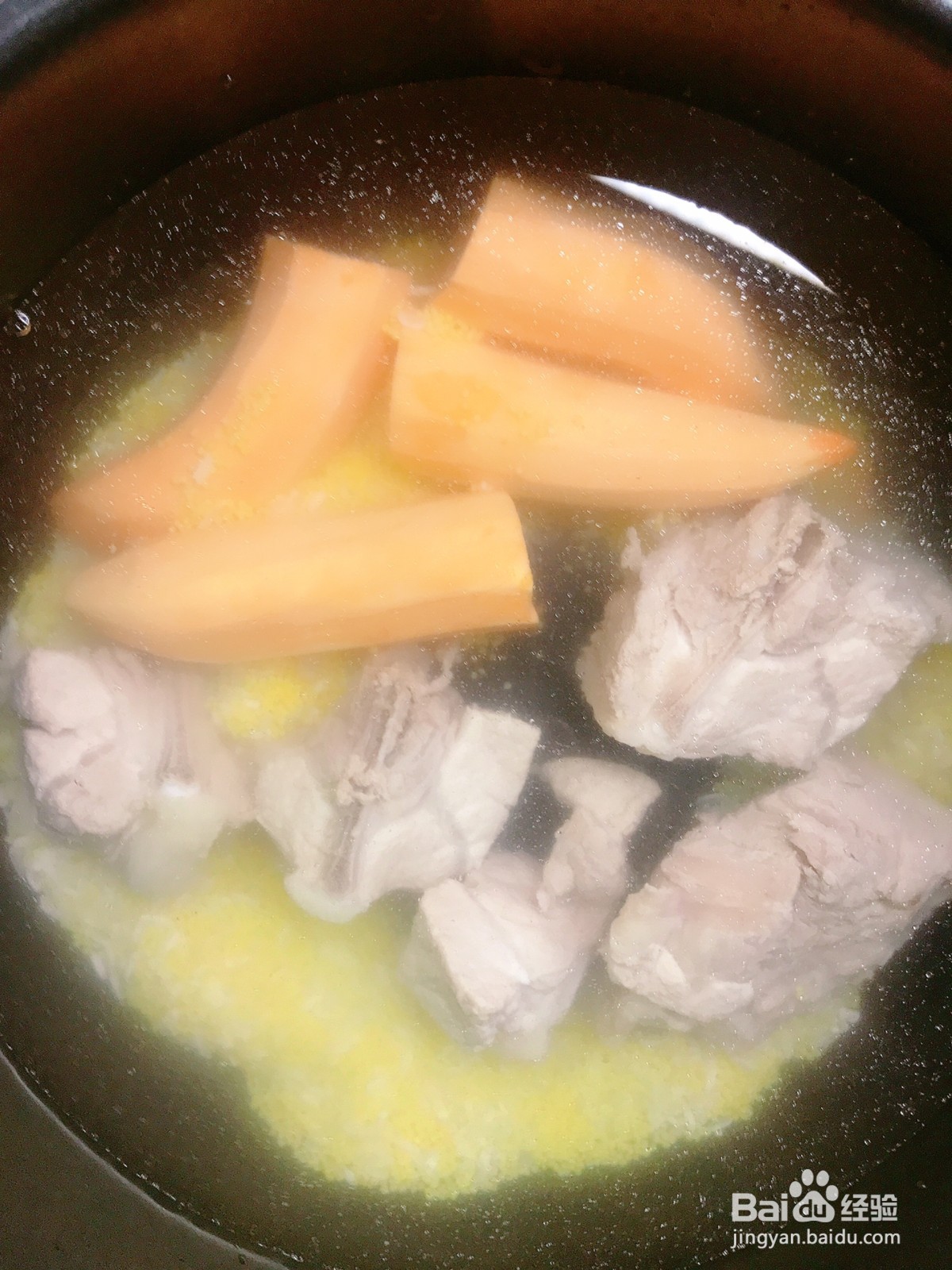 排骨红薯粥的做法