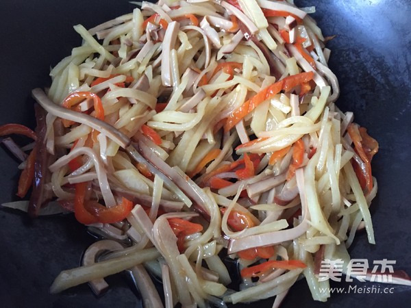 土豆丝小炒的做法