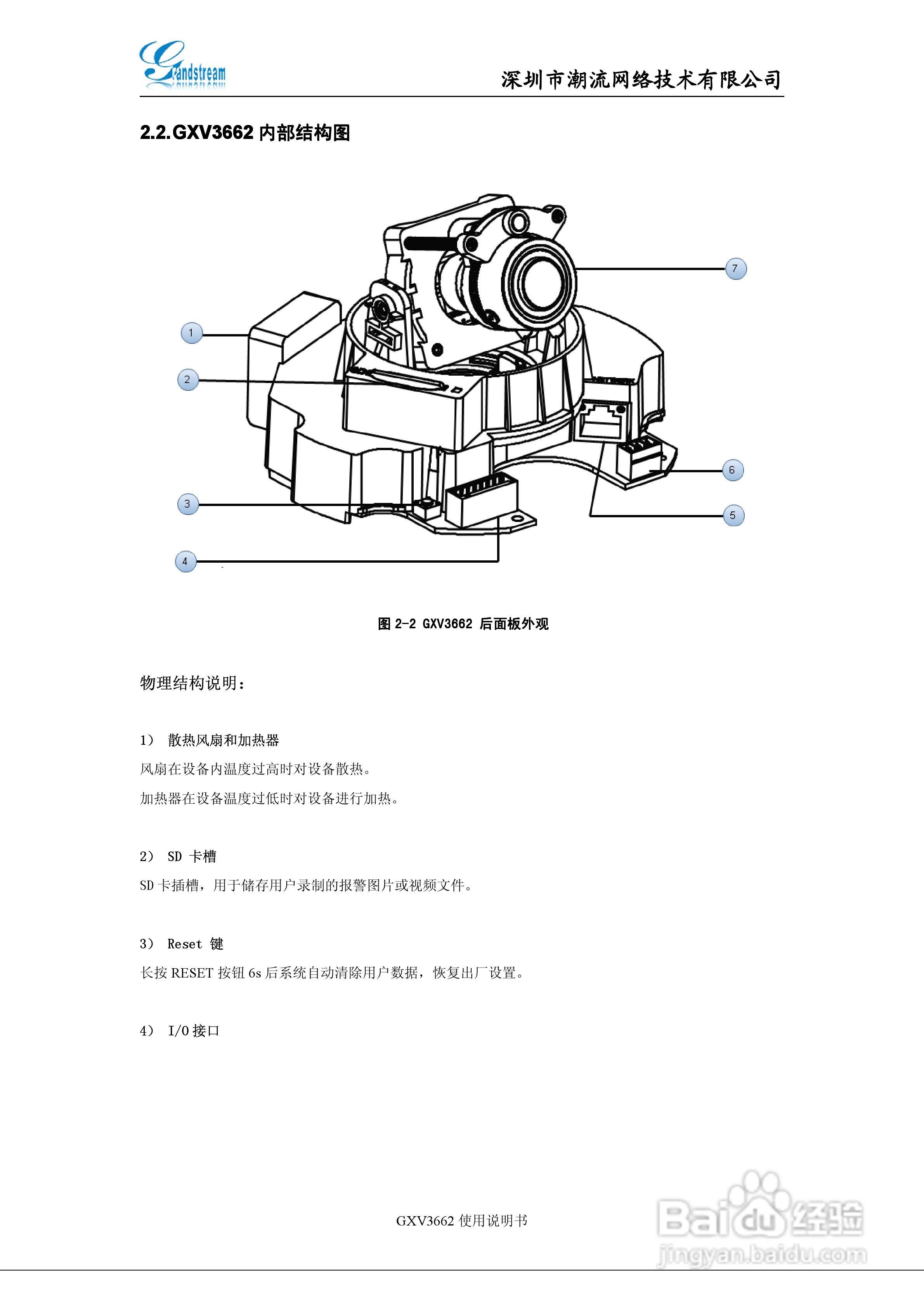 潮流网络 GXV3662系列网络半球使用说明书:[1]