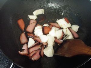 腊肉炒山药