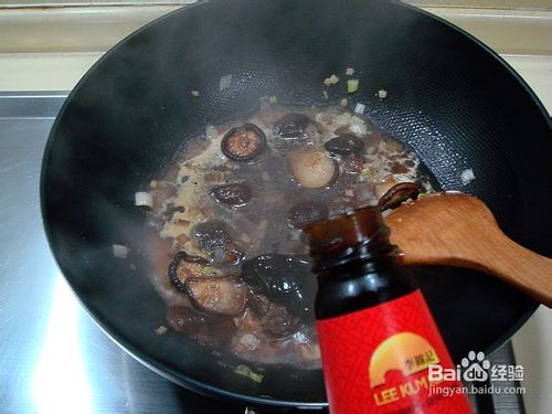 香菇肉片烧白菜