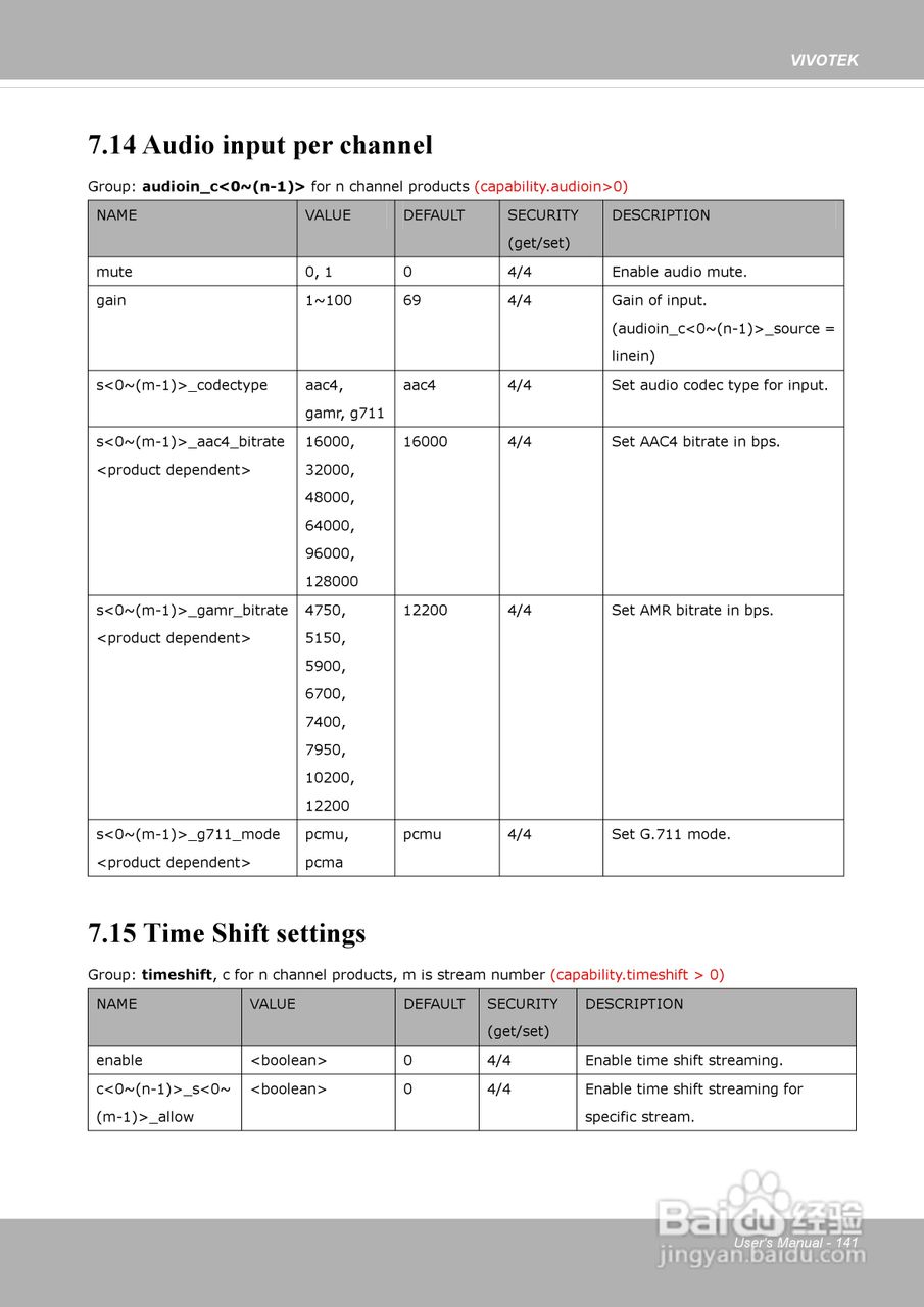 晶睿通讯网络摄像机SD8313E/23E说明书:[15]