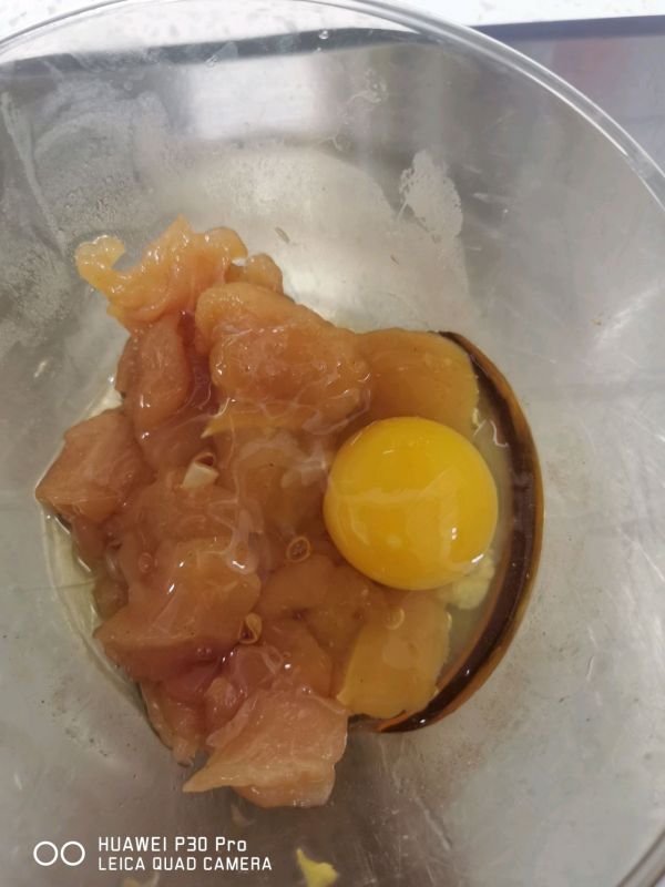 学校食堂经典菜～菠萝鸡片