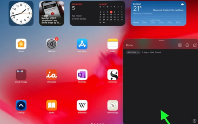 iPadOS15快捷备忘录怎么关闭