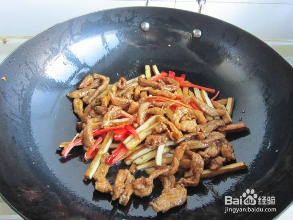 如何制作韭菜豆干炒羊肉