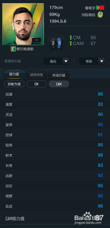 FIFA OL3新版洲际锦标赛季球员推荐(替补下篇)
