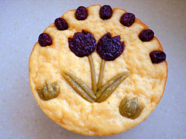 郁金香花面发糕