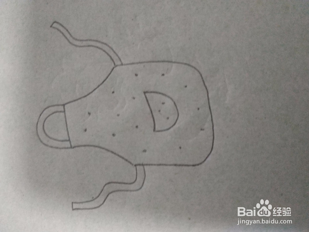 围裙的简笔画教程