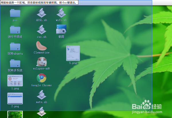 ubuntu14.04自选区域截图