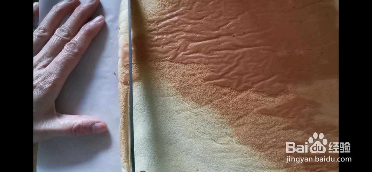 海苔肉松蛋糕卷的做法