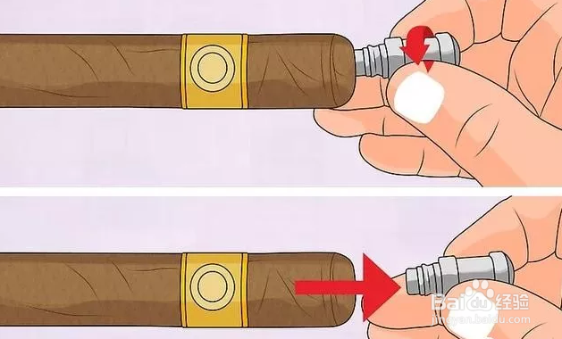 雪茄怎么剪图解