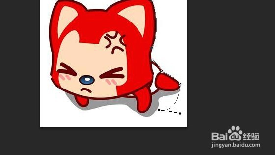 用ps中的钢笔工具抠曲线图