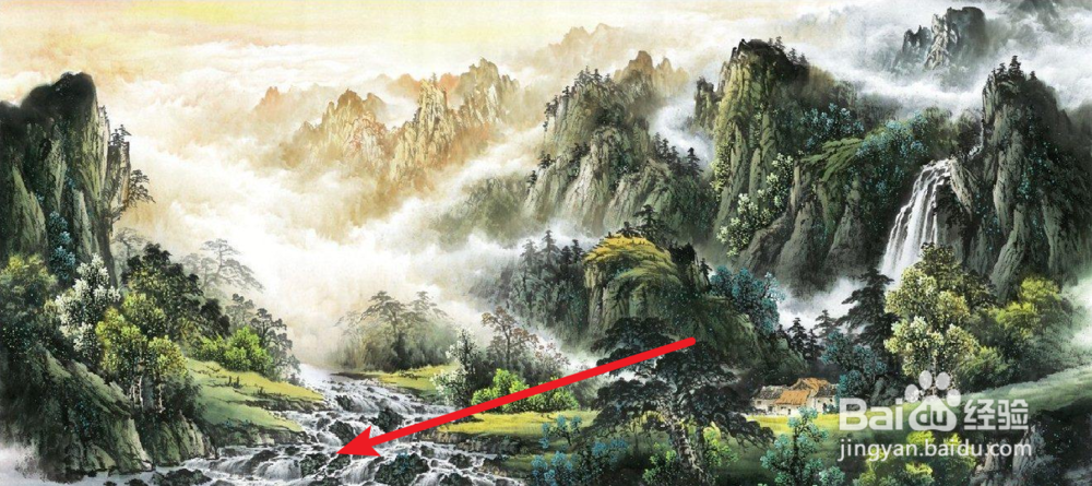 山水画怎么看方向