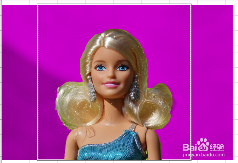 使用Excel调整图片背景色？