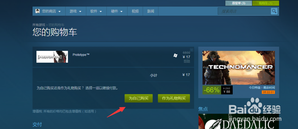 如何在steam上购买正版大型游戏