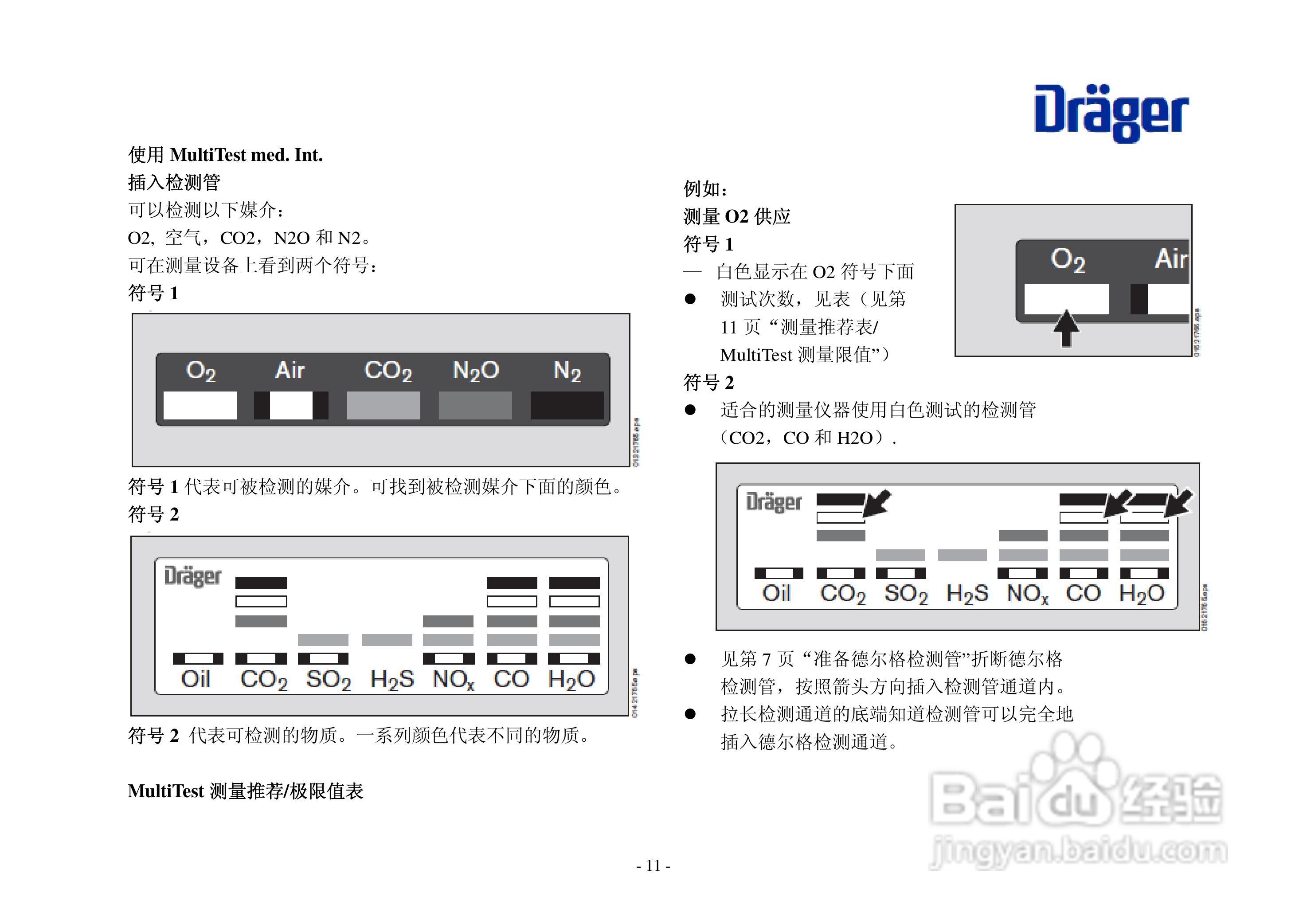 德尔格压缩空气质量检测仪使用说明书