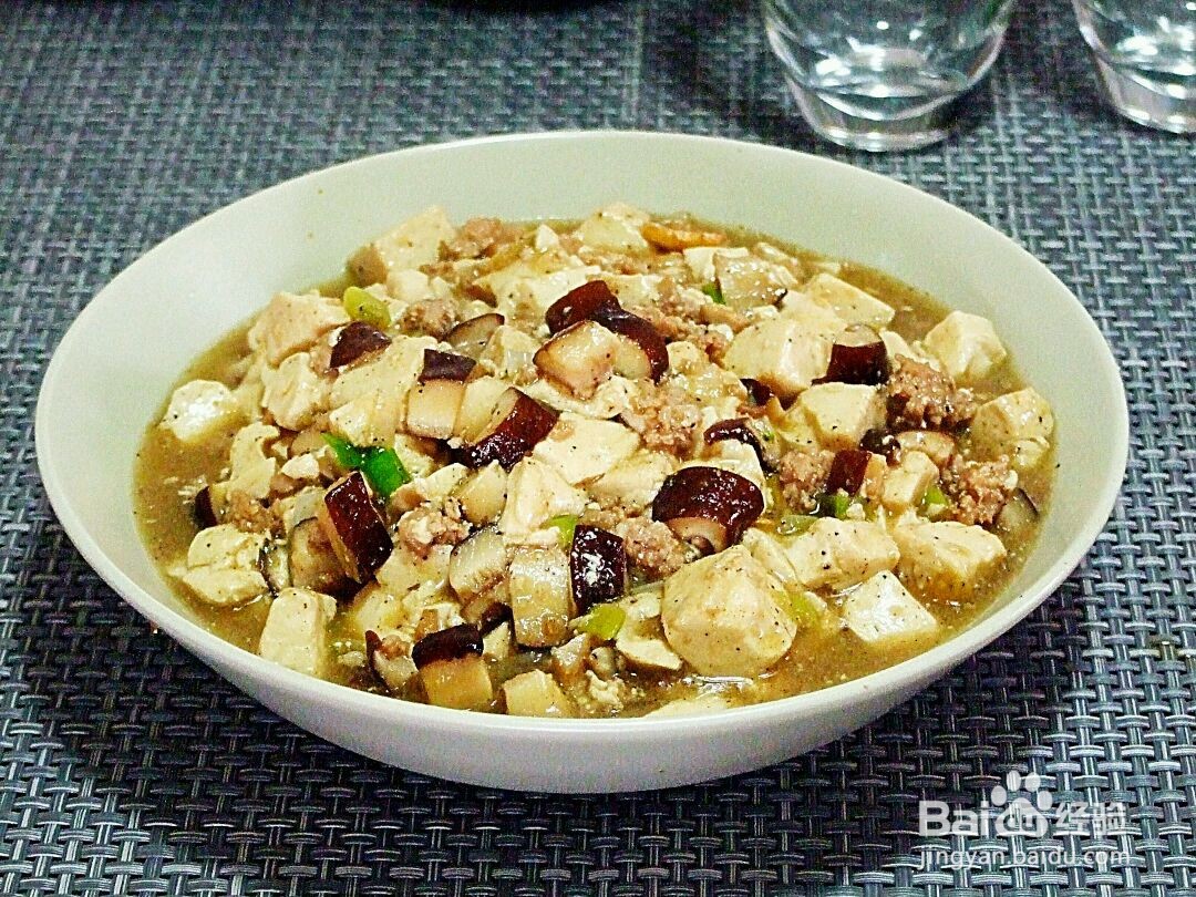 香菇肉末烧豆腐的做法