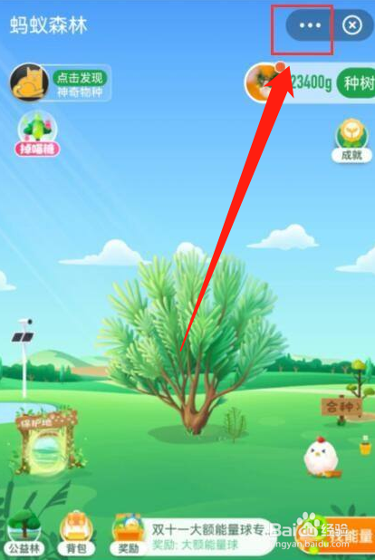 支付宝里的蚂蚁森林怎么开启低帧率模式