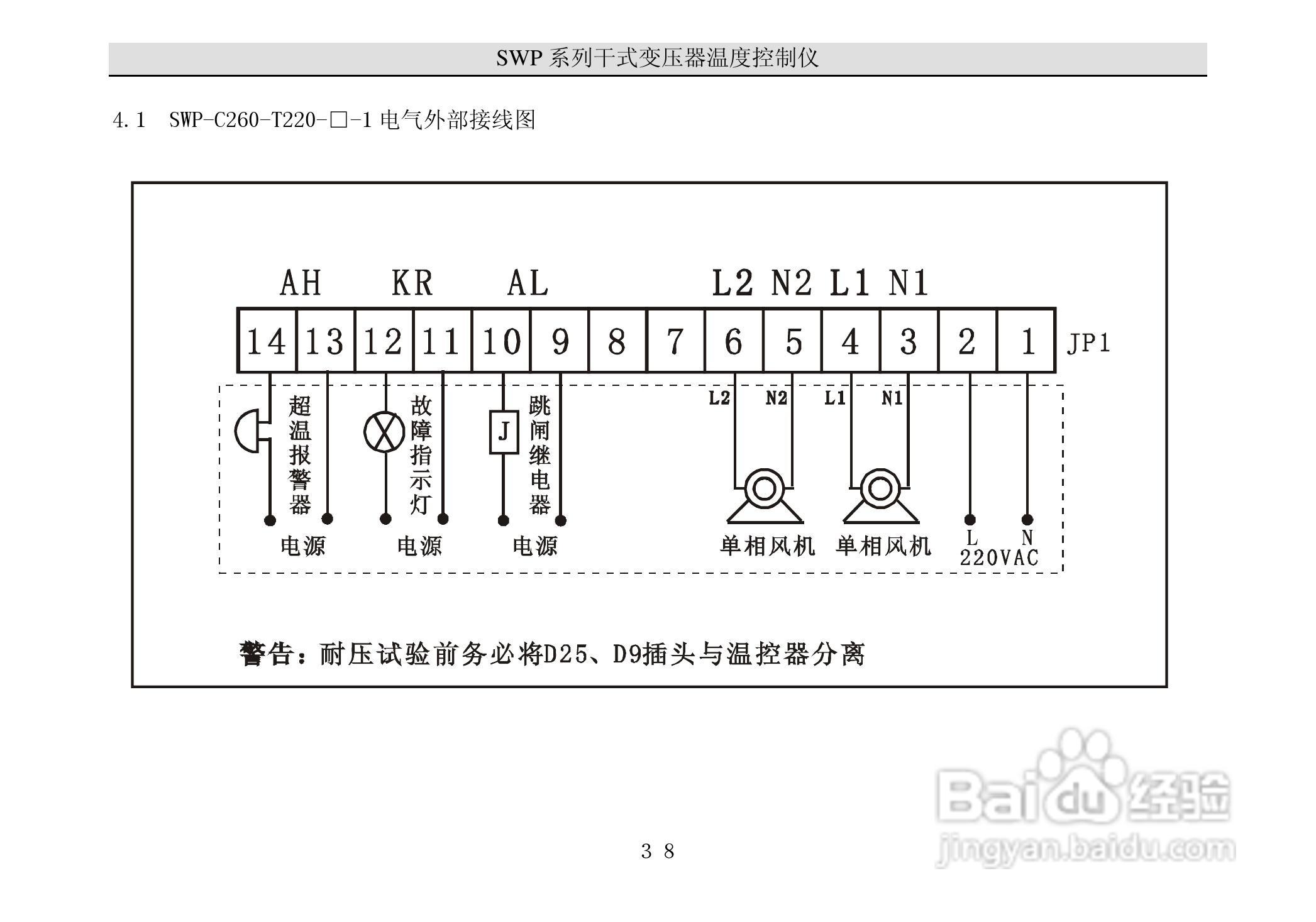 昌晖干式变压器温度智能控制仪说明书:[5]