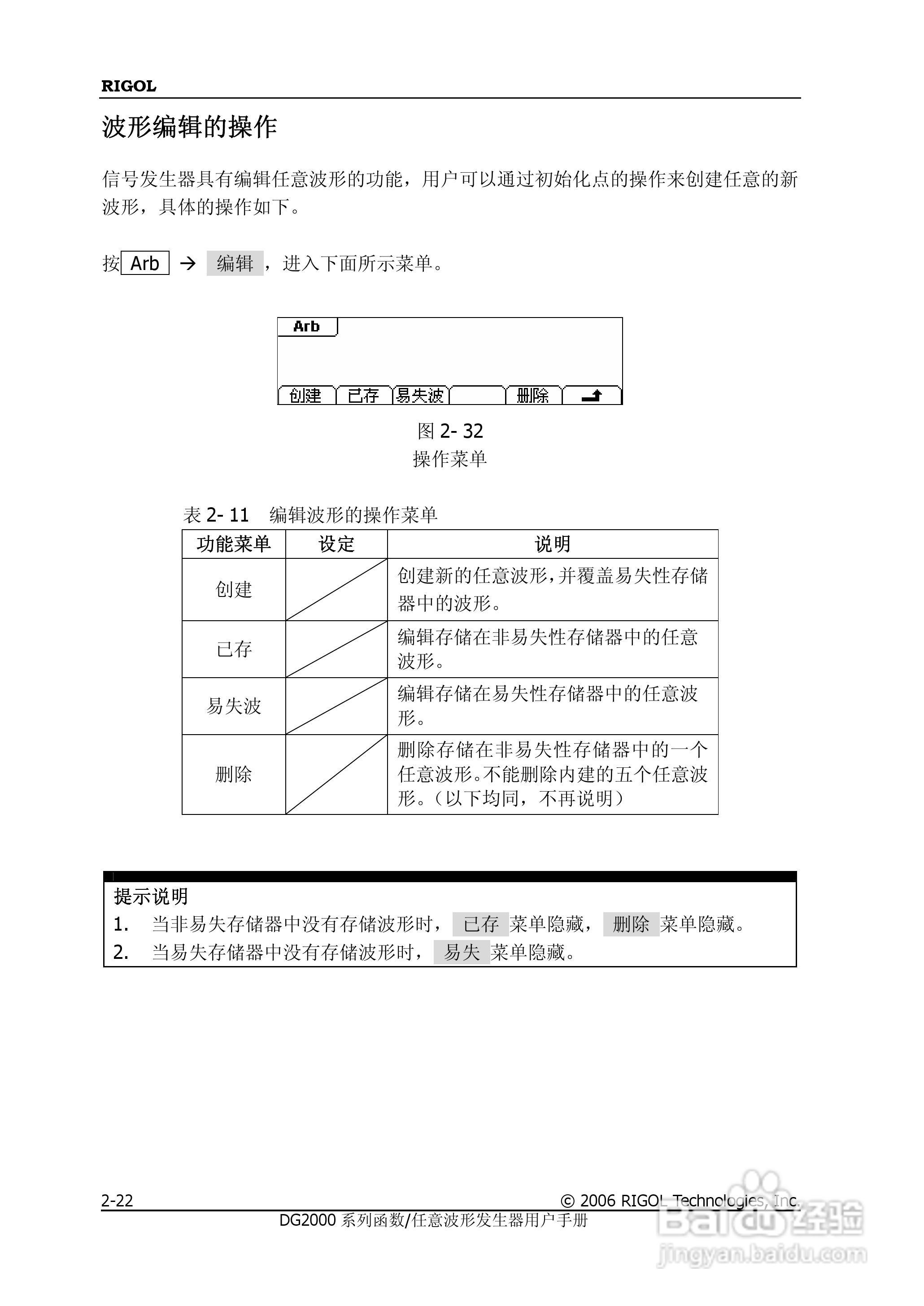 DG2021A函数/任意波形发生器使用说明书:[5]