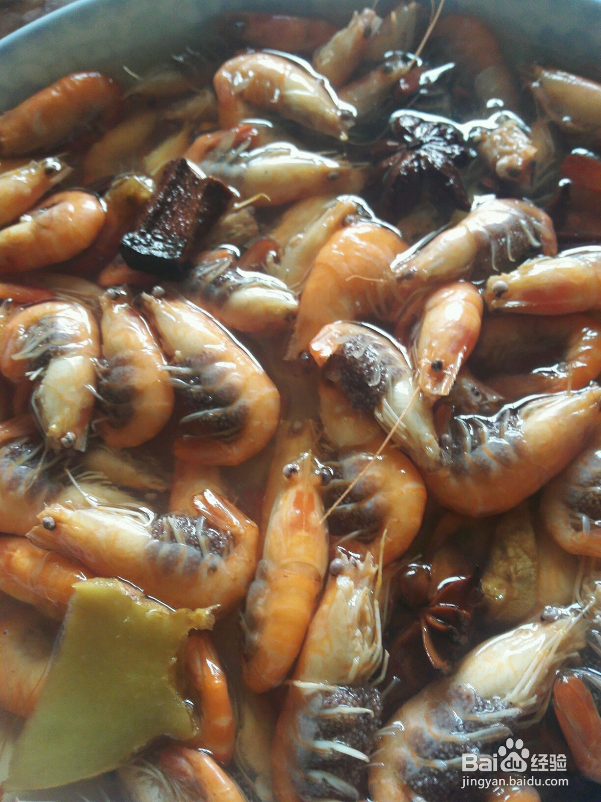 自制烤虾小吃的做法