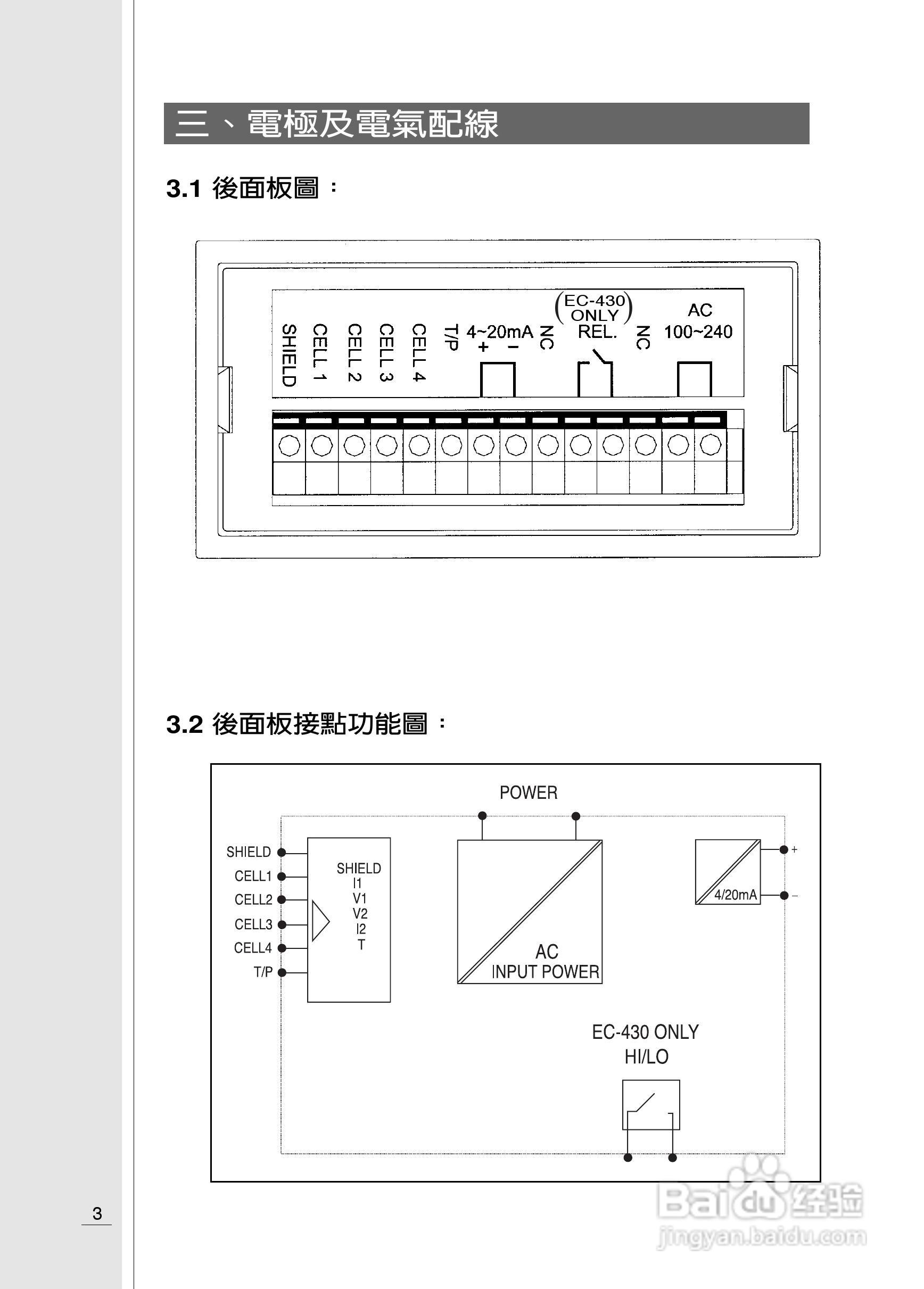 上泰EC410/430微电脑电导率电阻率监控器操作手册:[1]