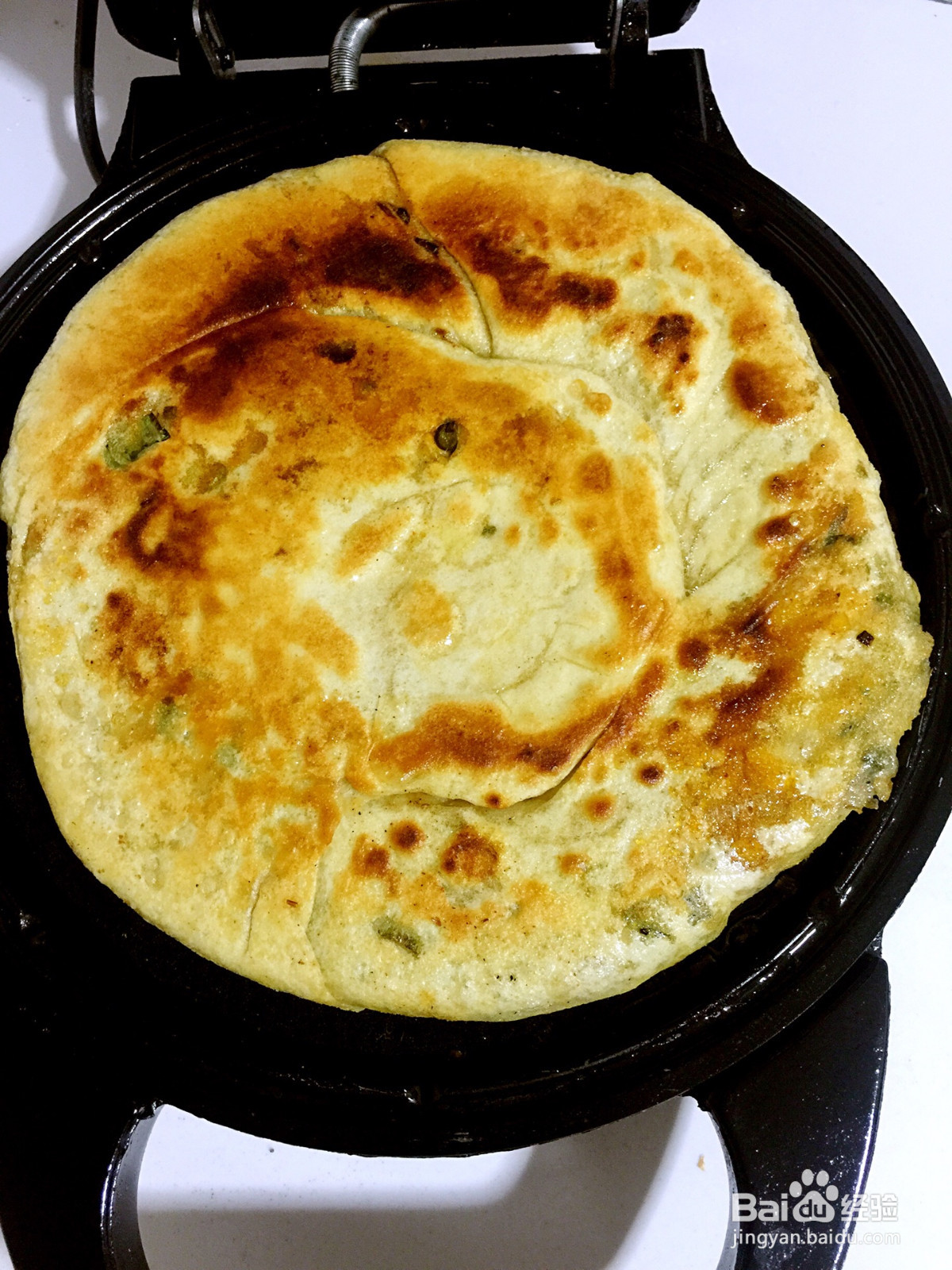 椒盐葱油饼的做法
