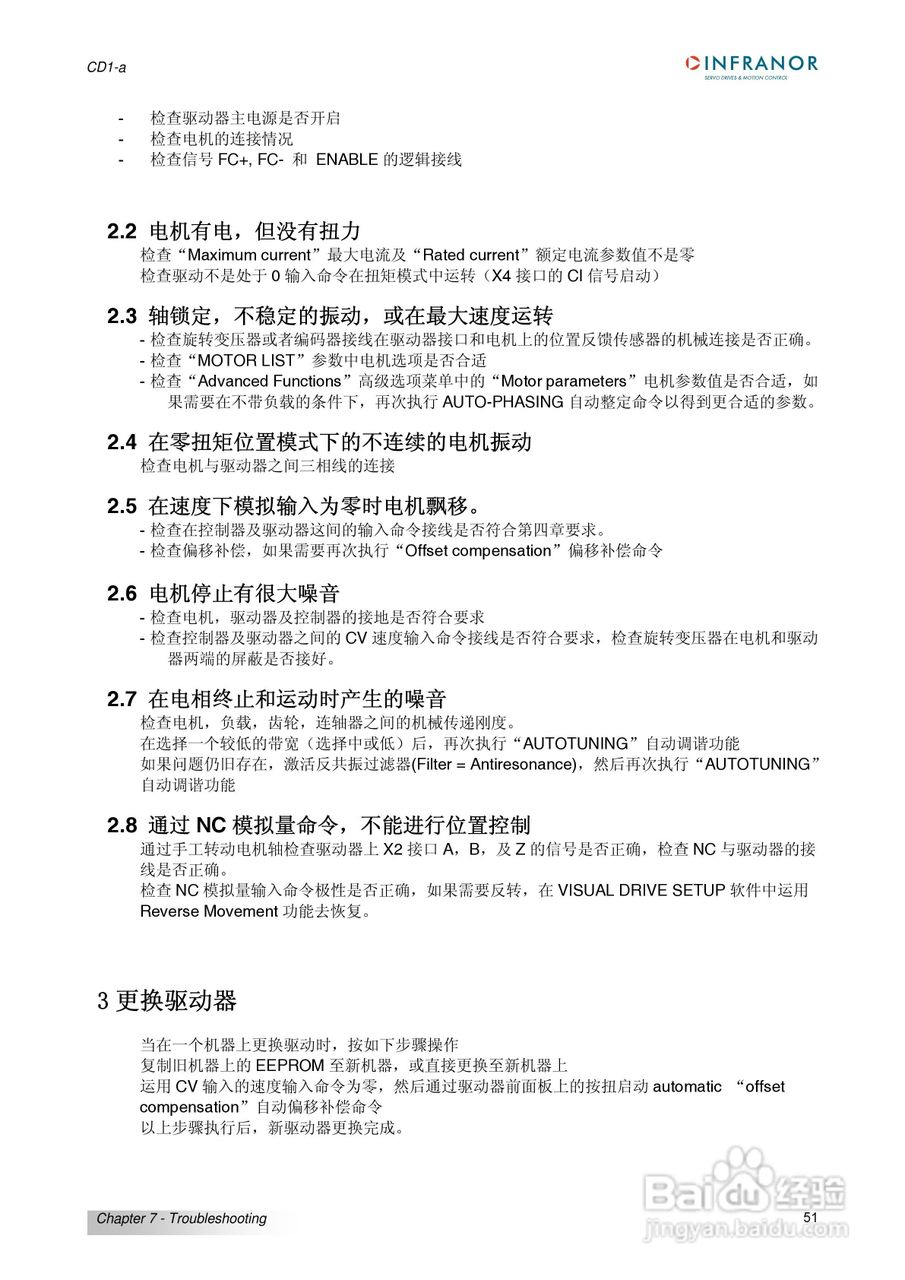 瑞诺通用型交流伺服驱动器CD1-A系列操作手册:[6]