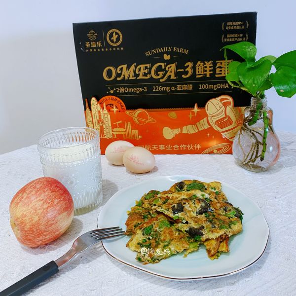 生菜麦片海参煎蛋