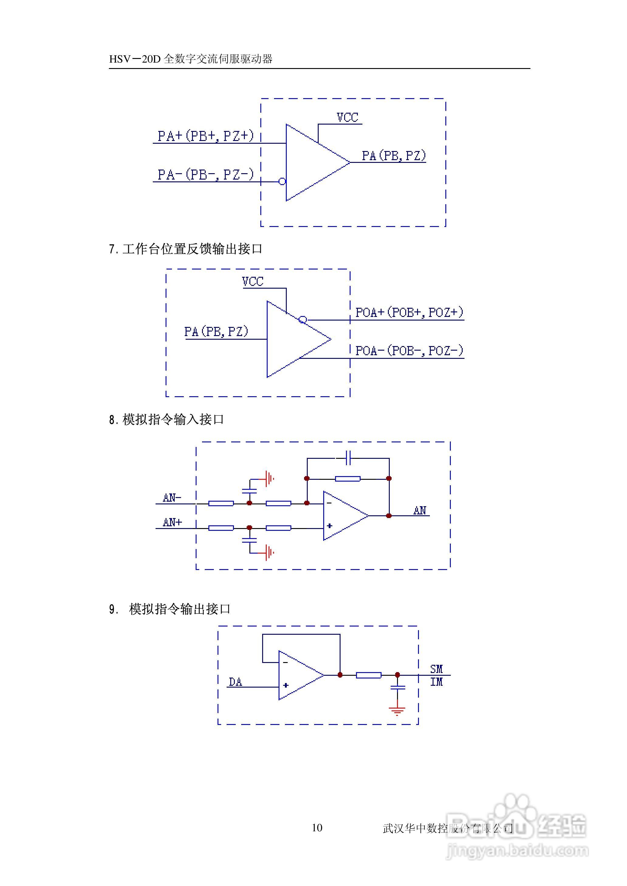 HSV-20D系列全数字交流伺服驱动单元使用说明书:[1]