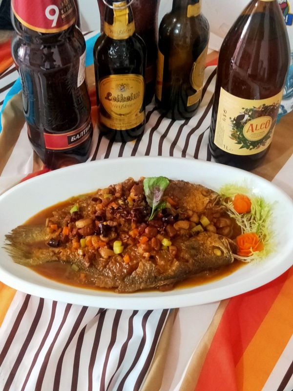 五花肉烧黄花鱼