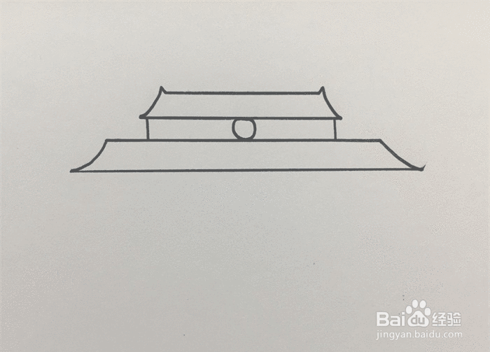 天安门简笔画