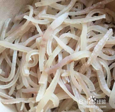 可口的水晶肉皮冻
