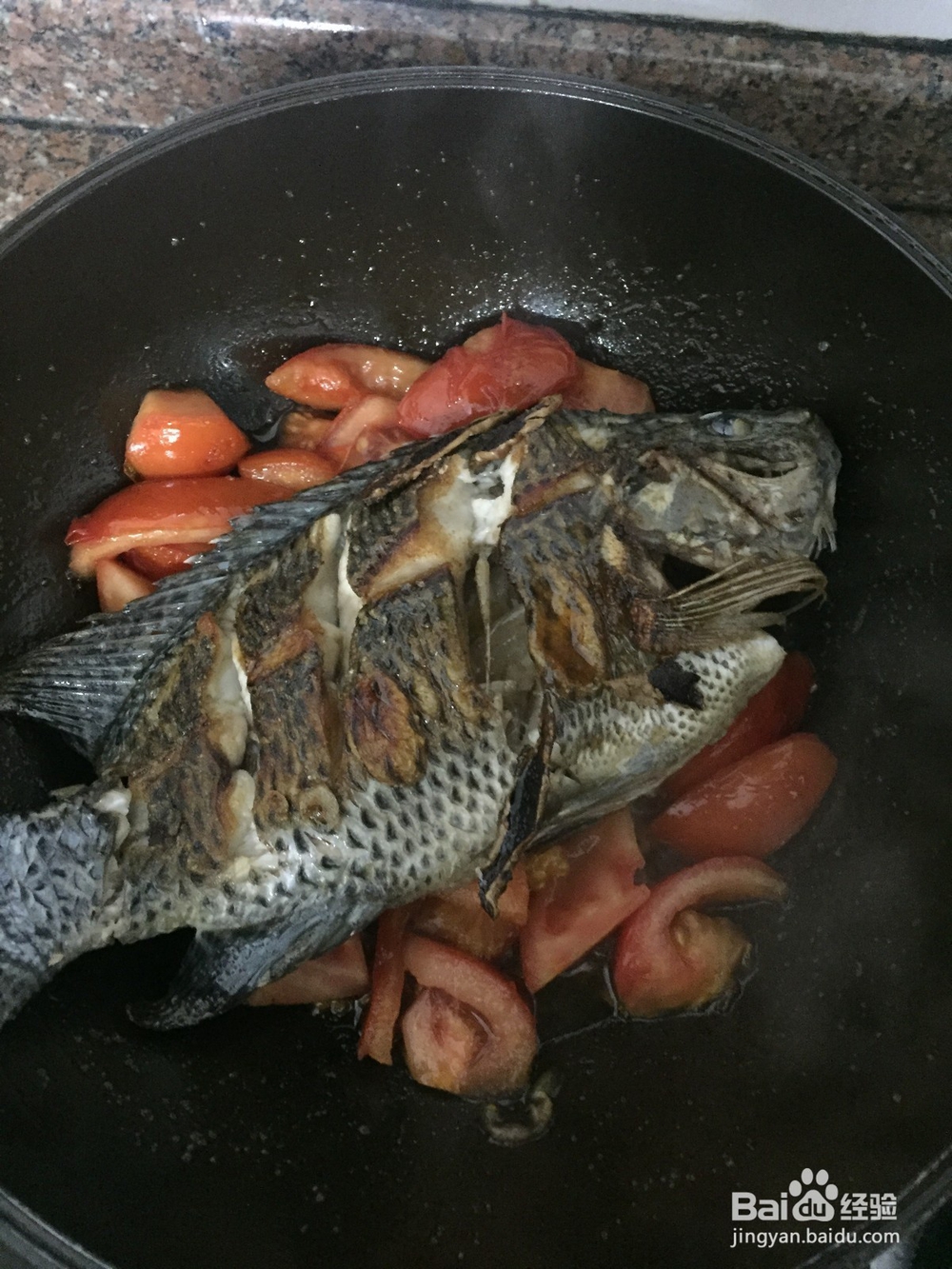 蕃茄焖罗非鱼