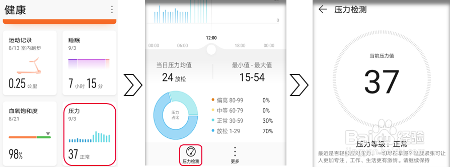 华为手环B6压力功能使用指导