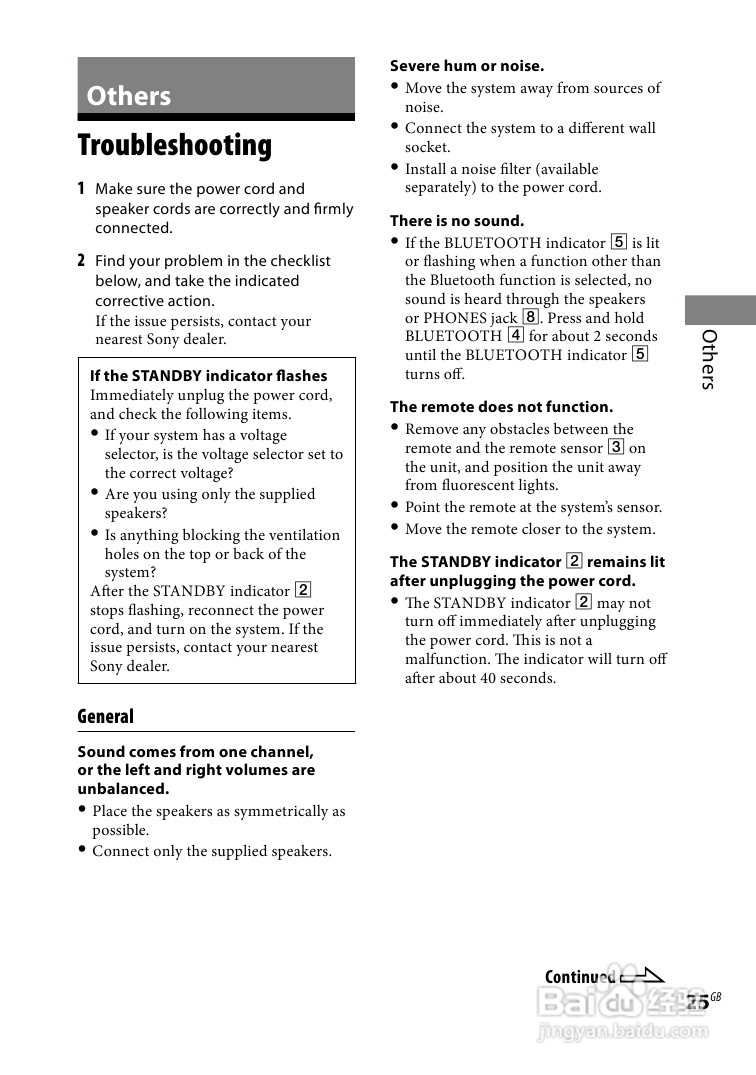 索尼CMT-BX50BT迷你组合音响使用说明书:[2]