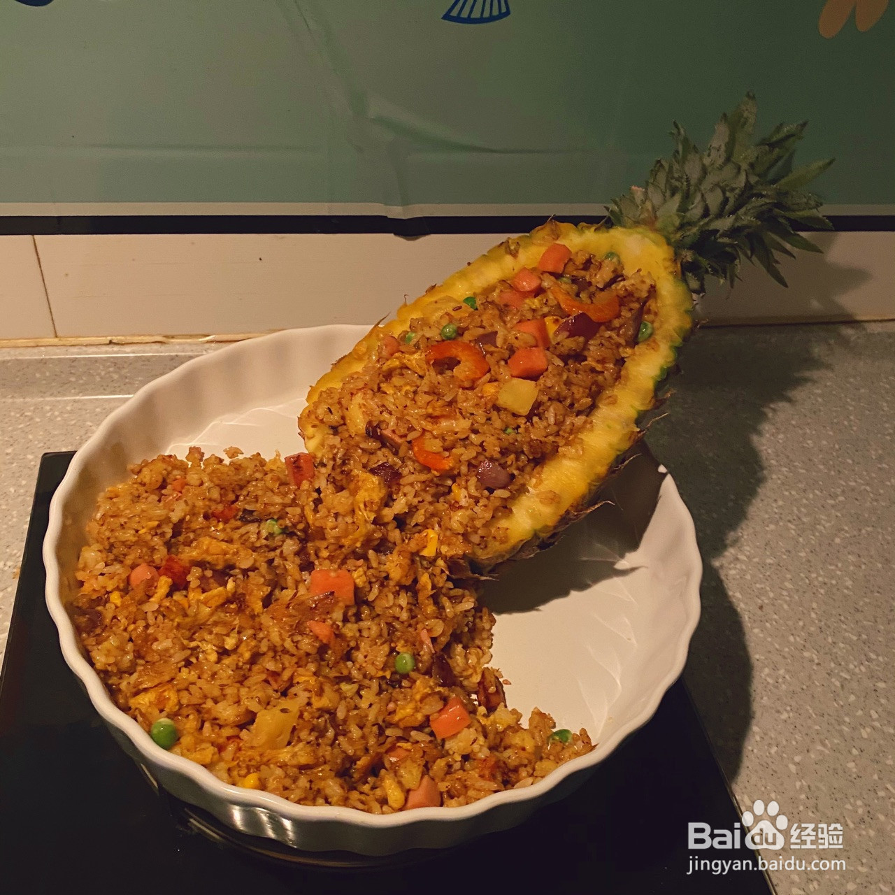 菠萝炒饭的做法