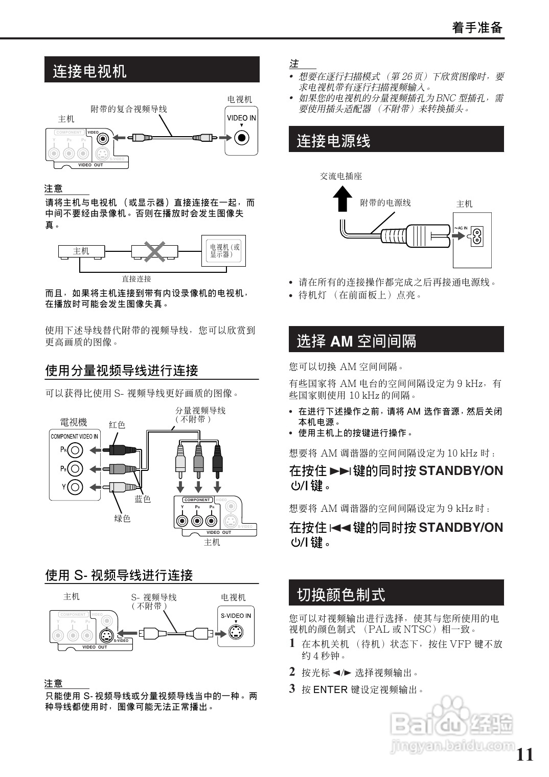 胜利者迷你音响FS-Y3型使用说明书:[1]