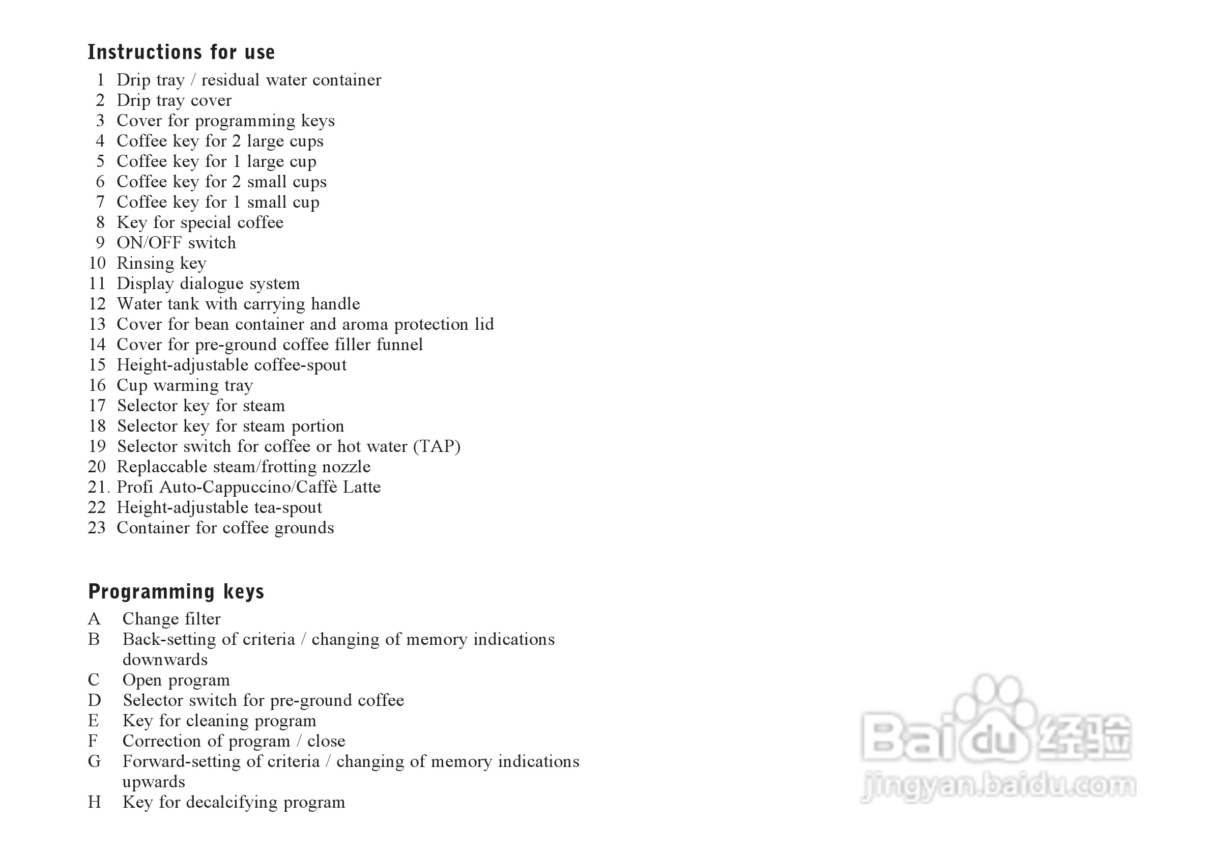 JURA IMPRESSA X90咖啡机使用手册:[1]
