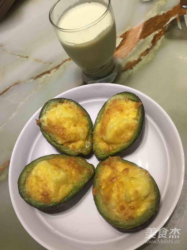 芝士蛋焗牛油果＆牛油果酸奶